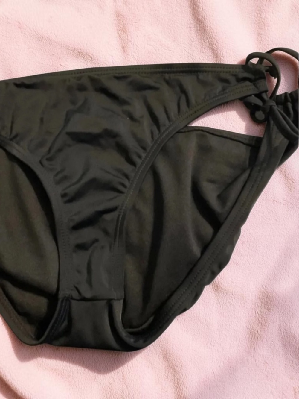 REEF Black Bikini Bottoms Women’s Size L Swimwear
